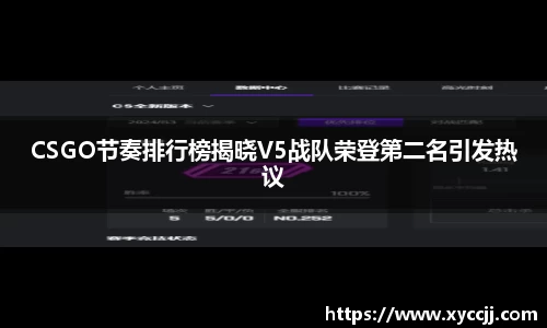 CSGO节奏排行榜揭晓V5战队荣登第二名引发热议